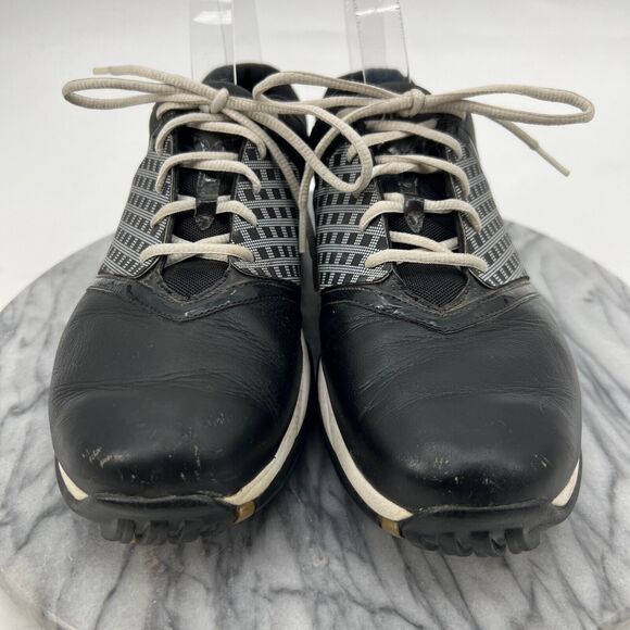 Nike Womens 9 Golf Shoes Air Embellish Saddle 2010 Oxford Soft Spike 418379-010 - Picture 3 of 10